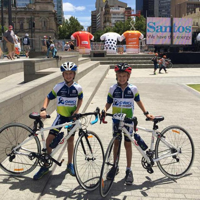 Getting the next generation of kids riding at the Tour Down Under