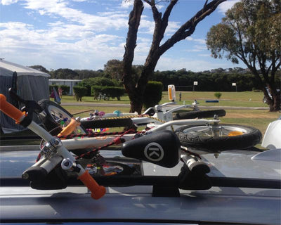 Mounting Kids Bikes to Car Bike Racks